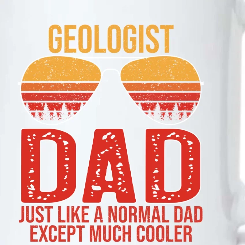 Geologist Dad Retro Sunglasses For Father's Day Gift Black Color Changing Mug