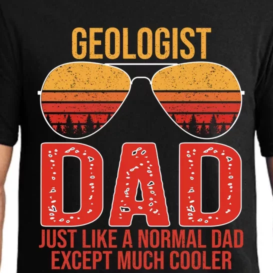 Geologist Dad Retro Sunglasses For Father's Day Gift Pajama Set