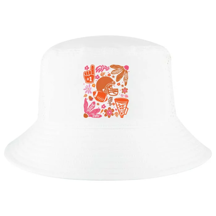 Game Day Retro Football Touchdown Season Cool Comfort Performance Bucket Hat