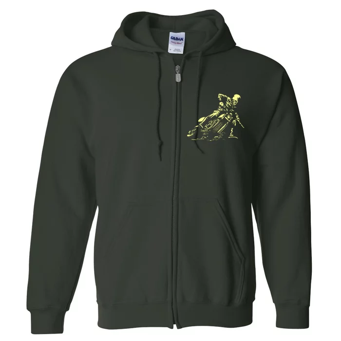 Ghost Drift Rider Full Zip Hoodie