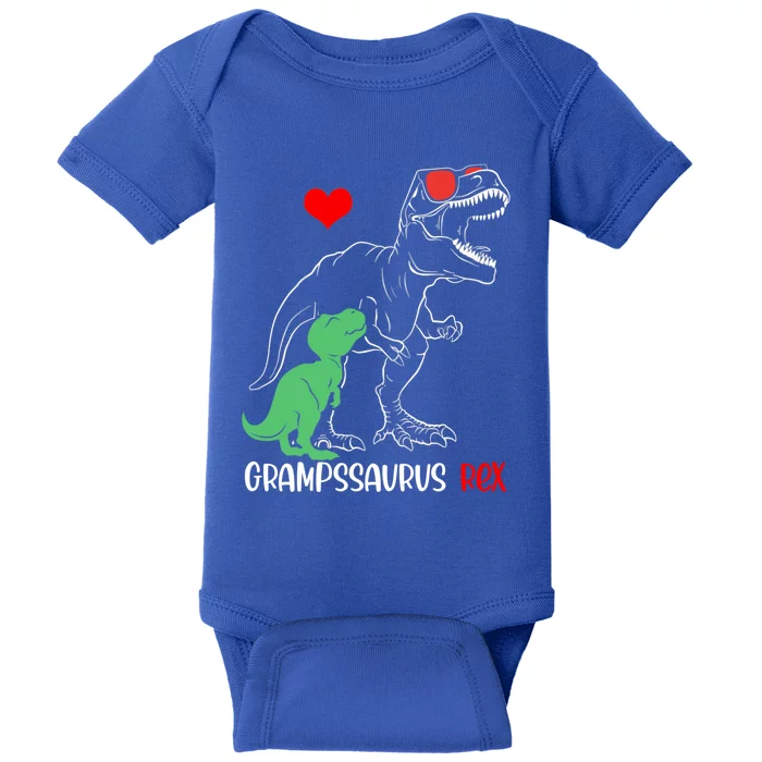 Grampssaurus Daddy Rex Autism Awareness Proud Dad Gift Baby Bodysuit