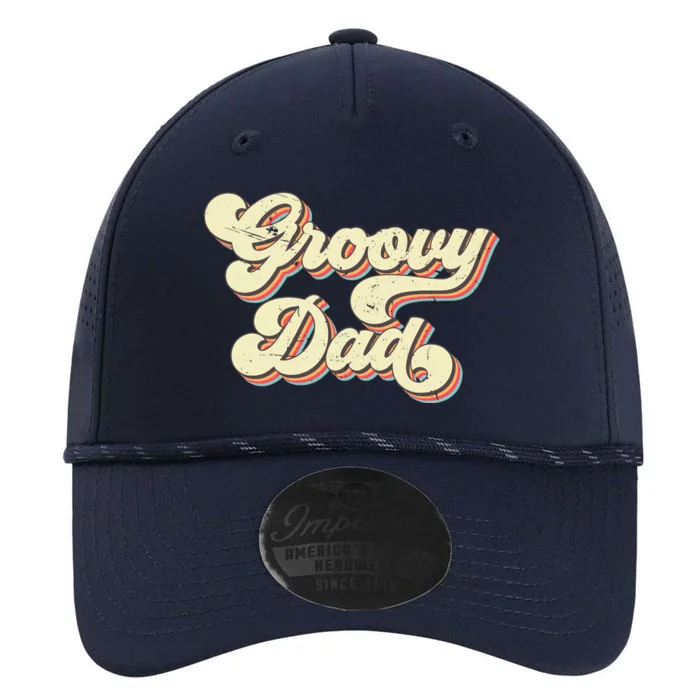 Groovy Dad Retro 70s Aesthetic Vintage Papa FatherS Day Performance The Dyno Cap