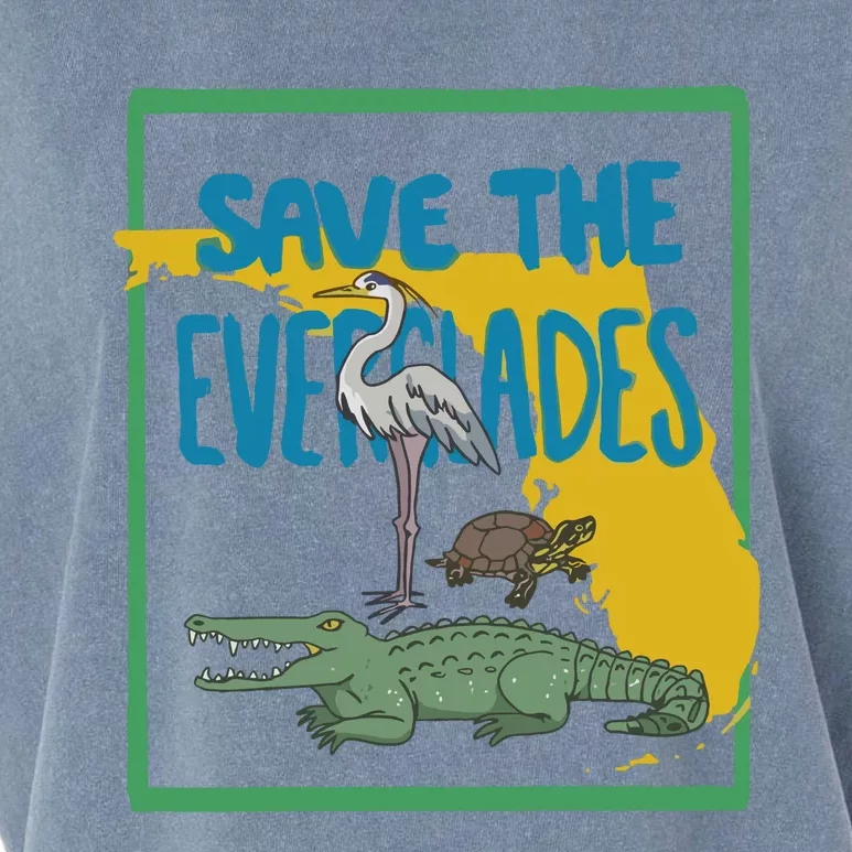 Gators Daily Save The Everglades Garment-Dyed Women's Muscle Tee