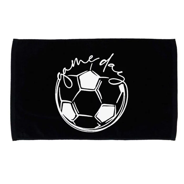 Game Day  Sports Parent  Soccer Mom Microfiber Hand Towel