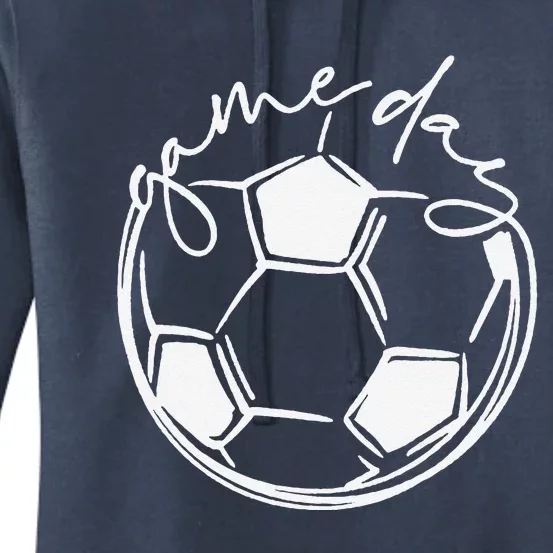 Game Day  Sports Parent  Soccer Mom Women's Pullover Hoodie