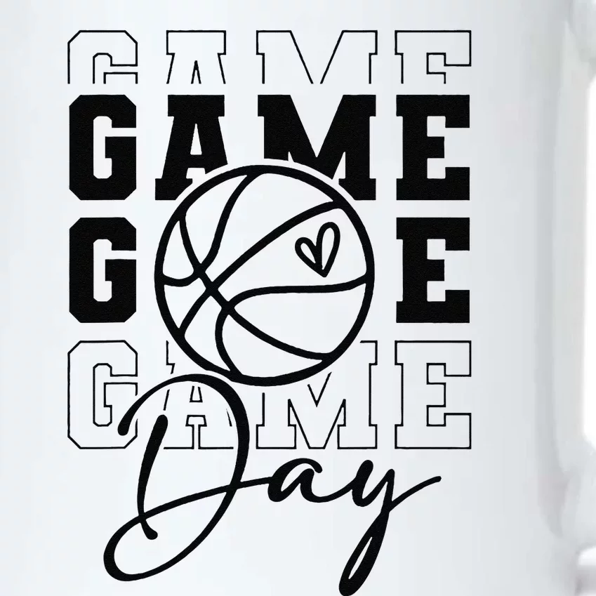 Game Day Sport Lover Mothers Day Basketball Mom Women Girl Black Color Changing Mug