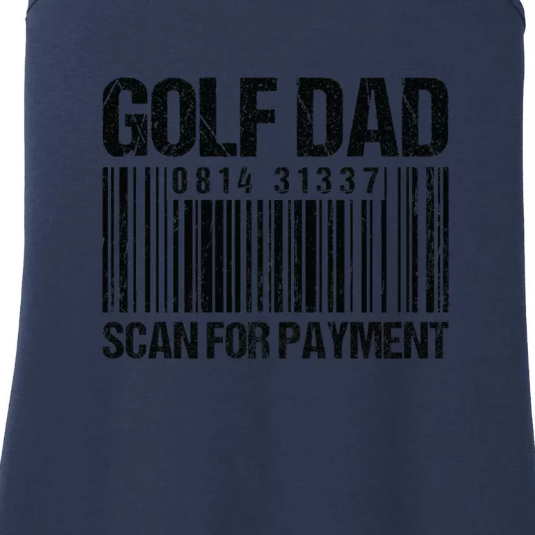 Golf Dad Scan For Payment Gift For Dad Father's Day Ladies Essential Tank