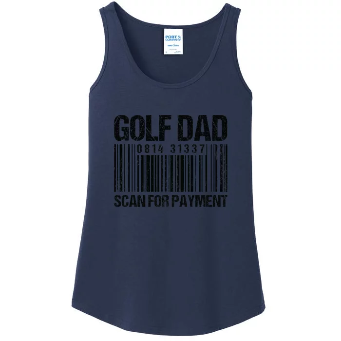 Golf Dad Scan For Payment Gift For Dad Father's Day Ladies Essential Tank