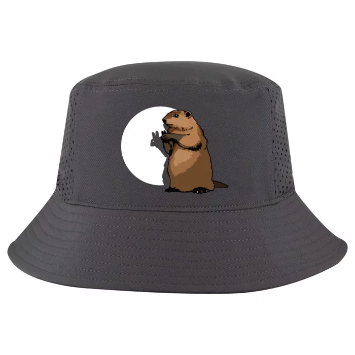 Groundhog Day Shadow Puppet Funny Gift Cool Comfort Performance Bucket Hat