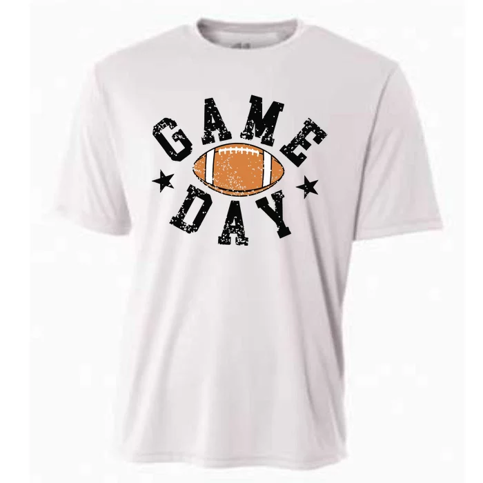 Game Day Sweatshirt For Football Season Tailgate Party Simple Preppy Cooling Performance Crew T-Shirt