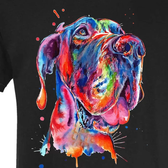 Great Dane Splash Art Dane Garment-Dyed Heavyweight T-Shirt