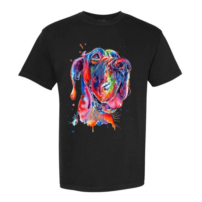 Great Dane Splash Art Dane Garment-Dyed Heavyweight T-Shirt