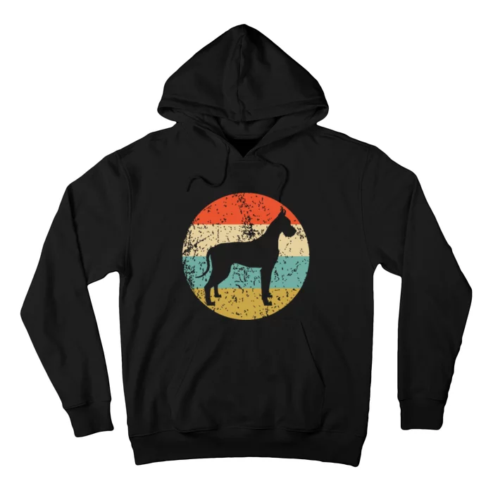 Great Dane Shirts Vintage Retro Great Dane Dog Hoodie