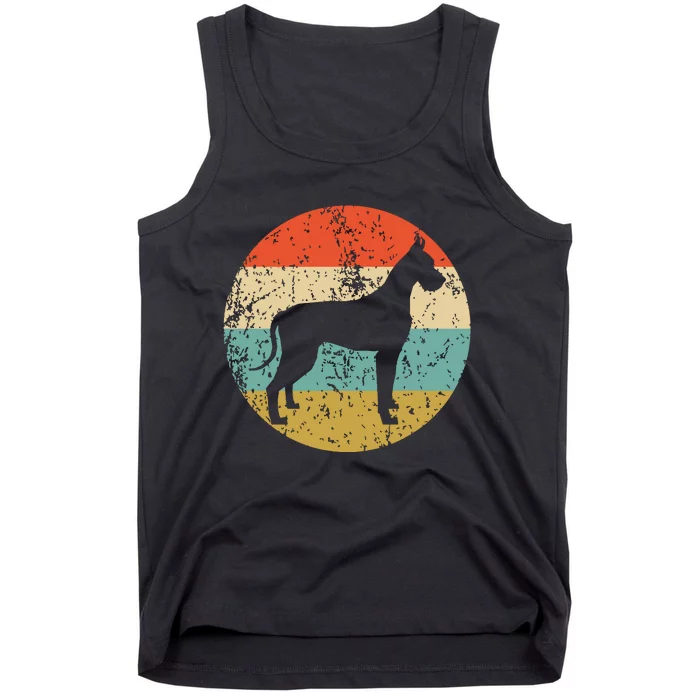 Great Dane Shirts Vintage Retro Great Dane Dog Tank Top