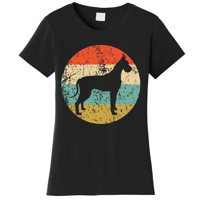 Great Dane Shirts Vintage Retro Great Dane Dog Women's T-Shirt