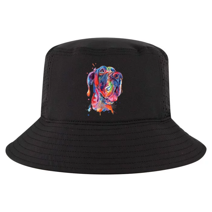 Great Dane Splash Art Dane Cool Comfort Performance Bucket Hat