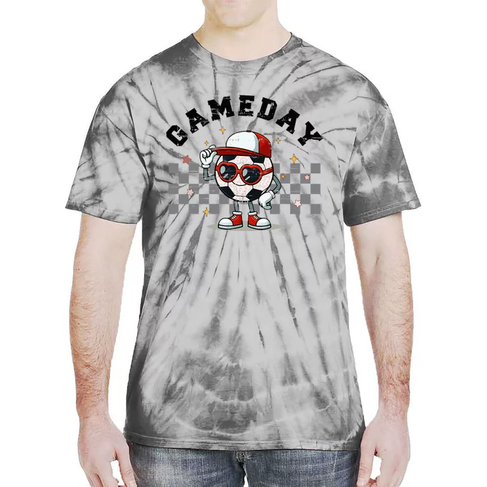 Game Day Soccer Funny Game Day Soccer Sport Lover Tie-Dye T-Shirt