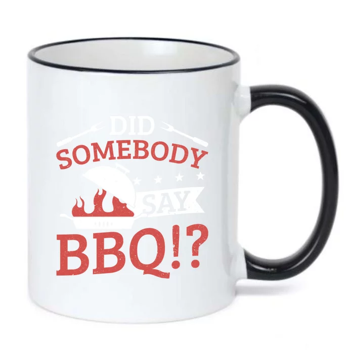 Griller Did Somebody Say Bbq? Barbecue Smoker Bbq Gift Black Color Changing Mug