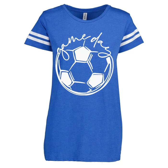 Game Day, Sports Parent, Soccer Mom Enza Ladies Jersey Football T-Shirt