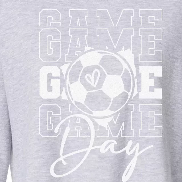 Game Day Soccer Cropped Pullover Crew