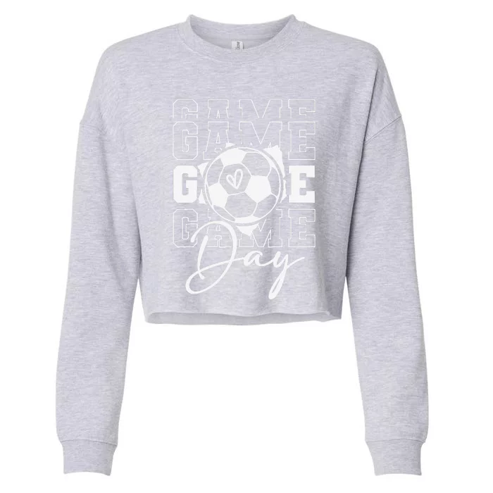 Game Day Soccer Cropped Pullover Crew