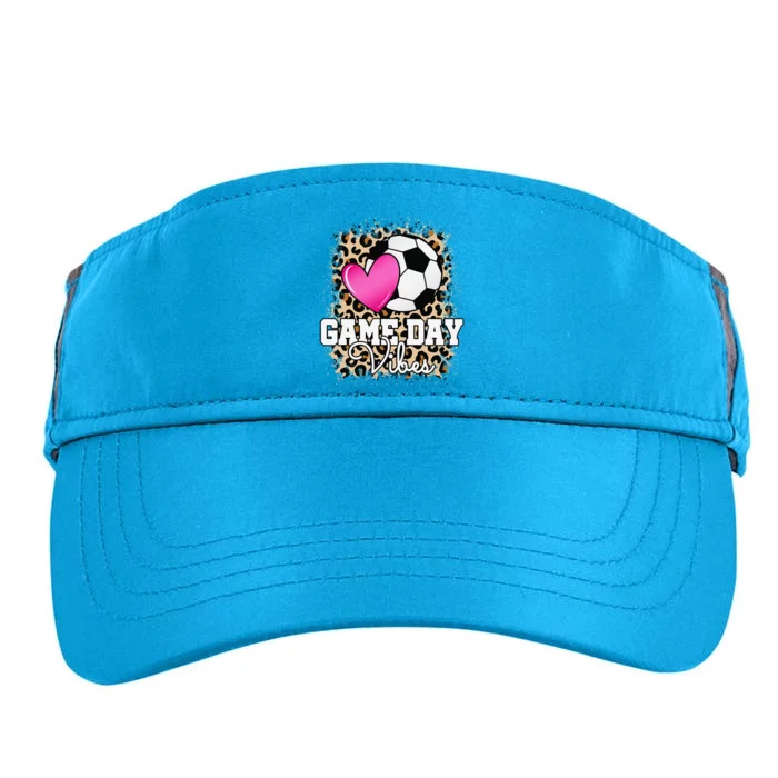 Game Day Soccer Leopard Print Soccer Adult Drive Performance Visor