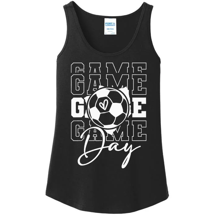 Game Day Soccer Ladies Essential Tank