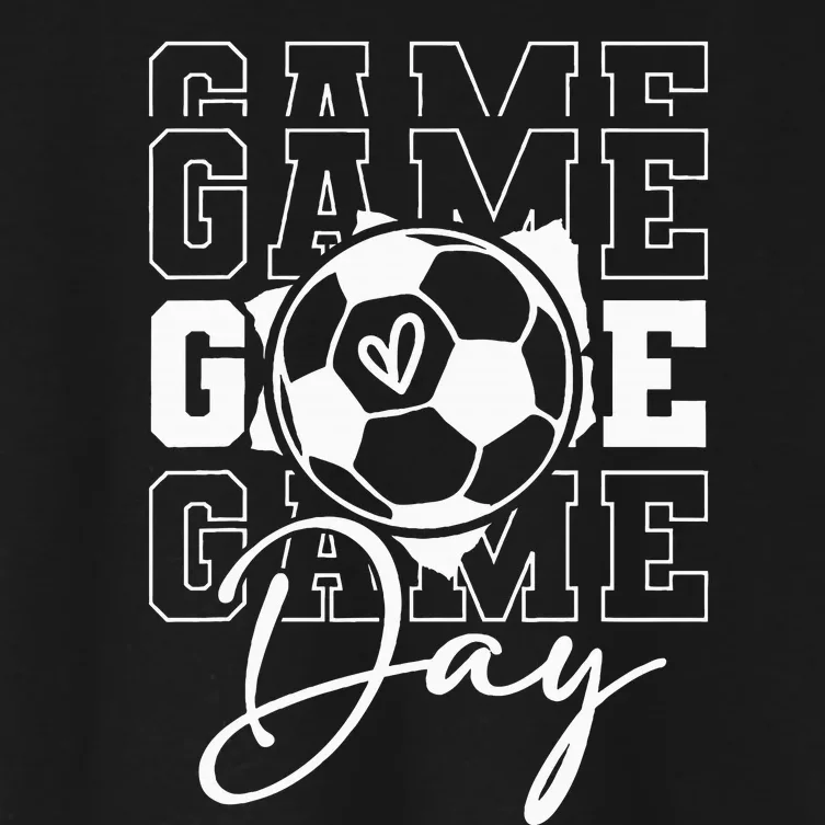 Game Day Soccer Women's Crop Top Tee