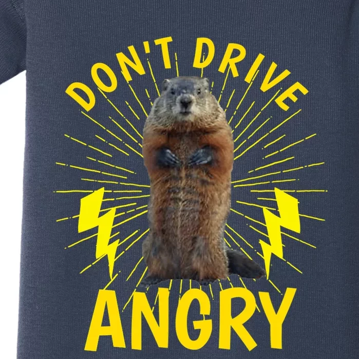 Groundhog Day Shirt Don't Drive Angry Baby Bodysuit