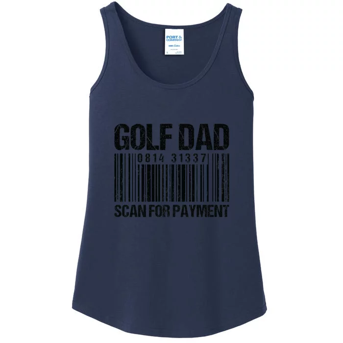 Golf Dad Scan For Payment Father's Day Gift For Dad Ladies Essential Tank