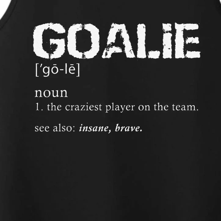 Goalie Definition Soccer Goalie Performance Tank