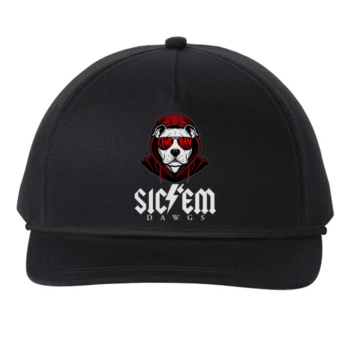 Game Day Sic Em Bulldog Snapback Five-Panel Rope Hat