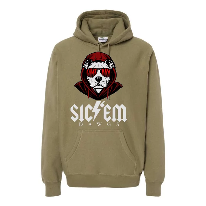 Game Day Sic Em Bulldog Premium Hoodie