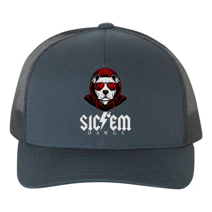 Game Day Sic Em Bulldog Yupoong Adult 5-Panel Trucker Hat