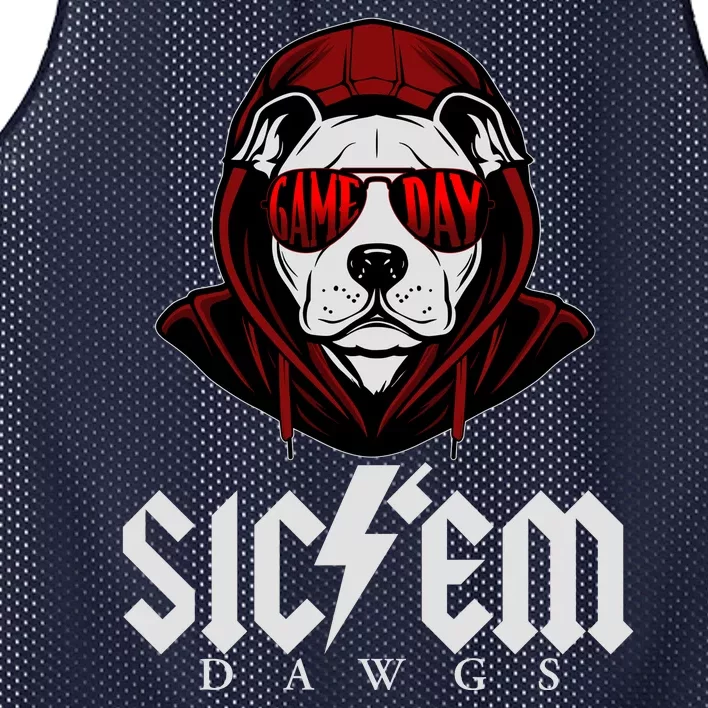 Game Day Sic Em Bulldog Mesh Reversible Basketball Jersey Tank