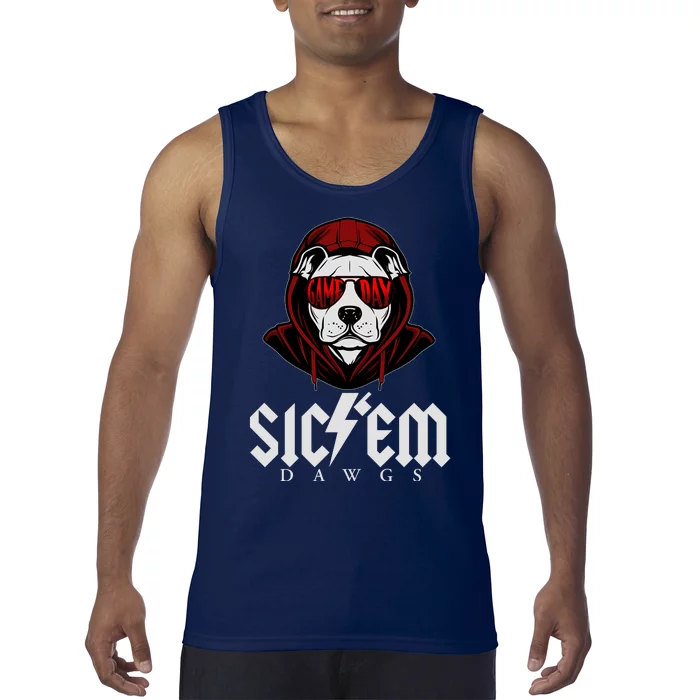 Game Day Sic Em Bulldog Tank Top