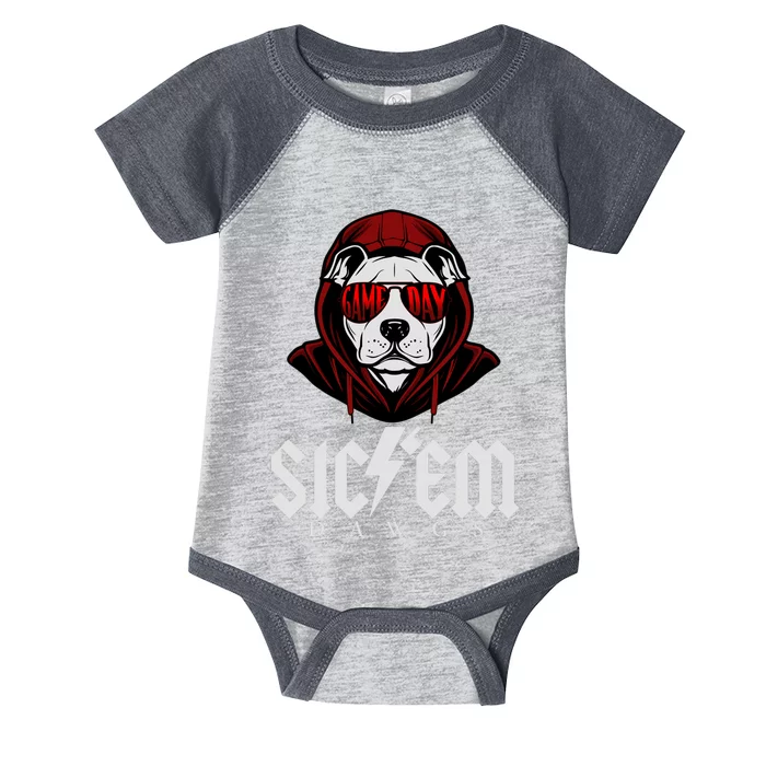 Game Day Sic Em Bulldog Infant Baby Jersey Bodysuit