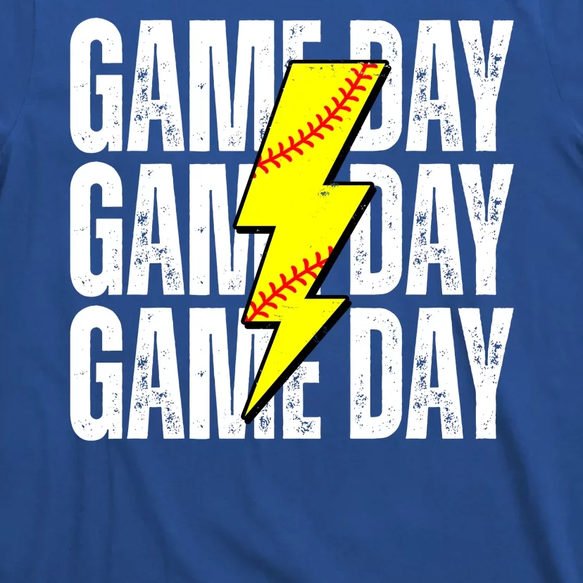 Game Day Softball Sport Vintage T-Shirt