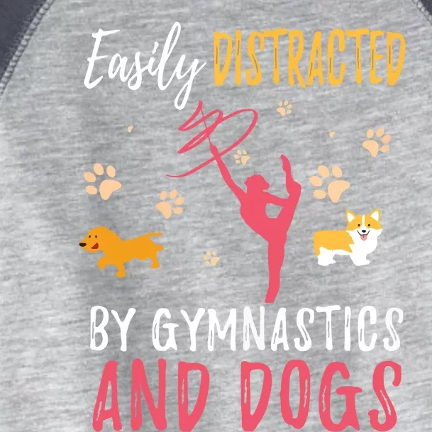 Gymnastics Dogs Shirts Funny Gymnast Dog Lover Gift Toddler Fine Jersey T-Shirt