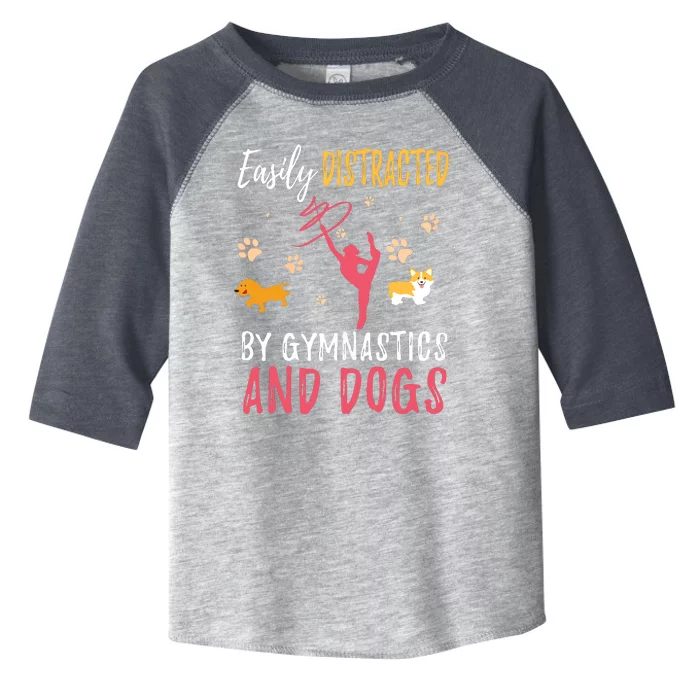 Gymnastics Dogs Shirts Funny Gymnast Dog Lover Gift Toddler Fine Jersey T-Shirt