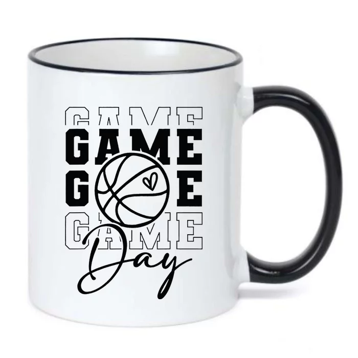 Game Day Sport Lover Mothers Day Basketball Mom Black Color Changing Mug