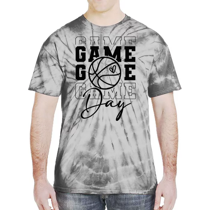 Game Day Sport Lover Mothers Day Basketball Mom Tie-Dye T-Shirt