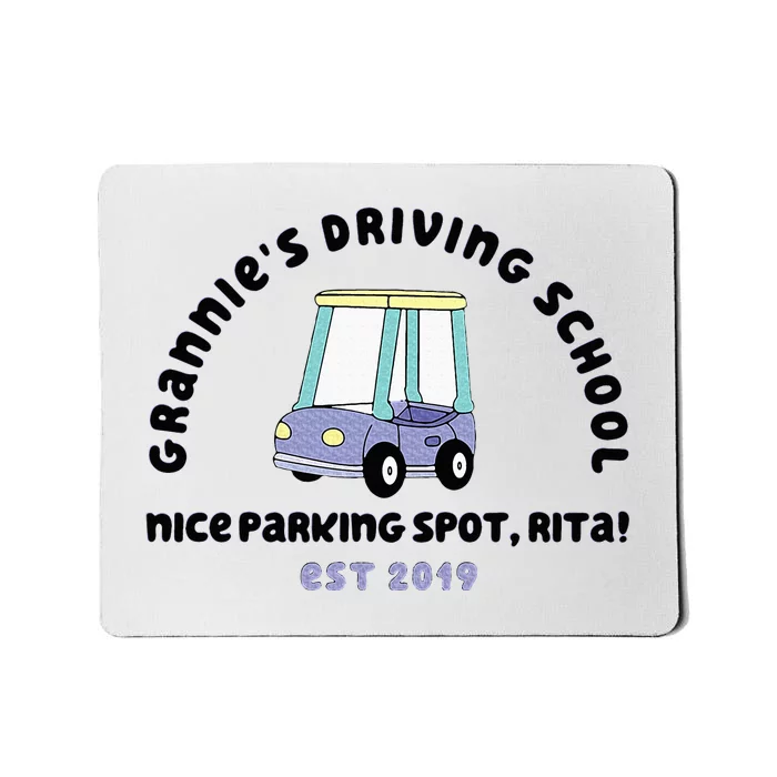 Grannies Driving School Nice Sparking Spot Rita Funny Mousepad