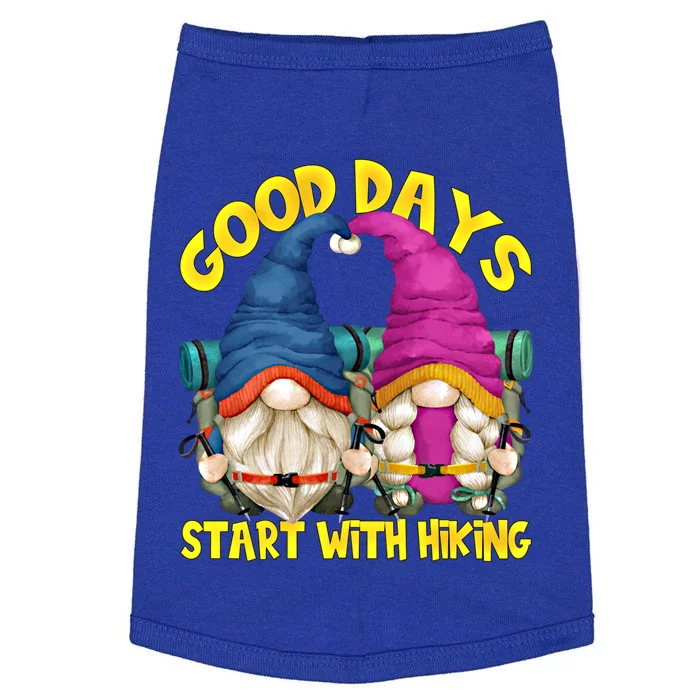 Good Days Start With Hiking Camping Couple For Hiker Mom Cute Gift Doggie Tank