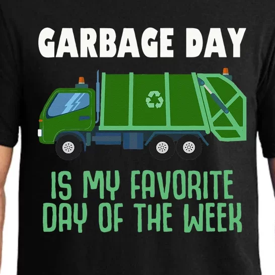 Garbage Day Truck Adult Trash Pajama Set