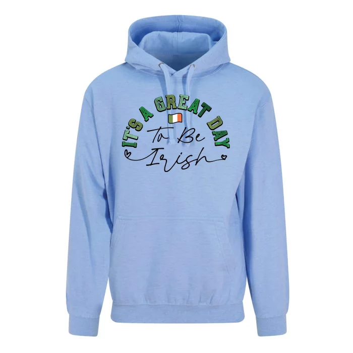 Great Day To Be Irish St Patricks Day Unisex Surf Hoodie