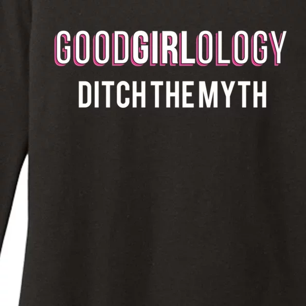 Goodgirlology Ditch The Myth Womens CVC Long Sleeve Shirt