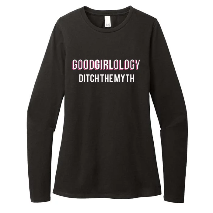 Goodgirlology Ditch The Myth Womens CVC Long Sleeve Shirt