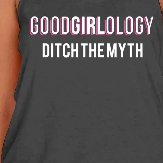 Goodgirlology Ditch The Myth Women's Knotted Racerback Tank