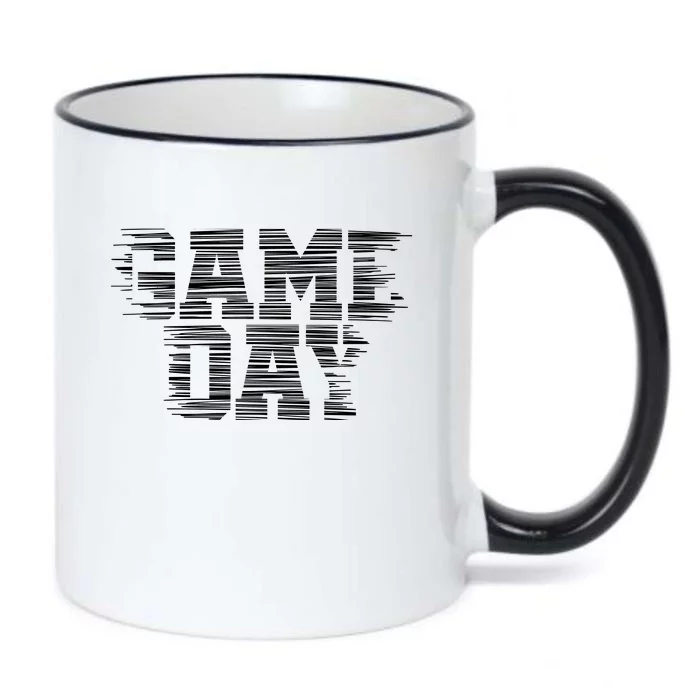 Game Day Team Matching Lover Black Color Changing Mug